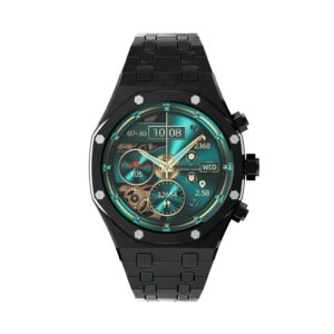 ساعة بورودو كريستالو آ بي الذكية (أسود) | Porodo CristalloAP Smart Watch (Black)