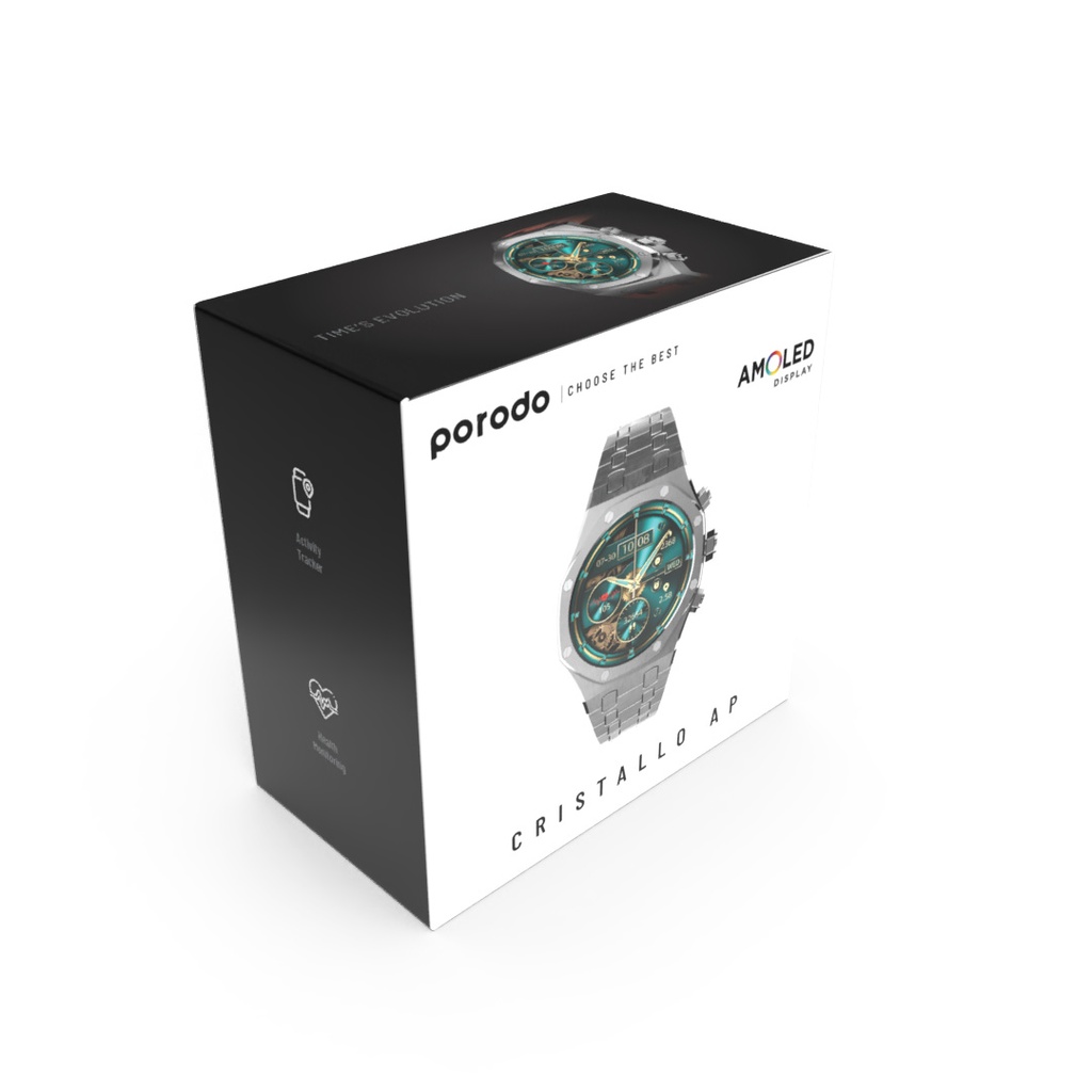 Porodo CristalloAP Smart Watch Blue Dial (2)