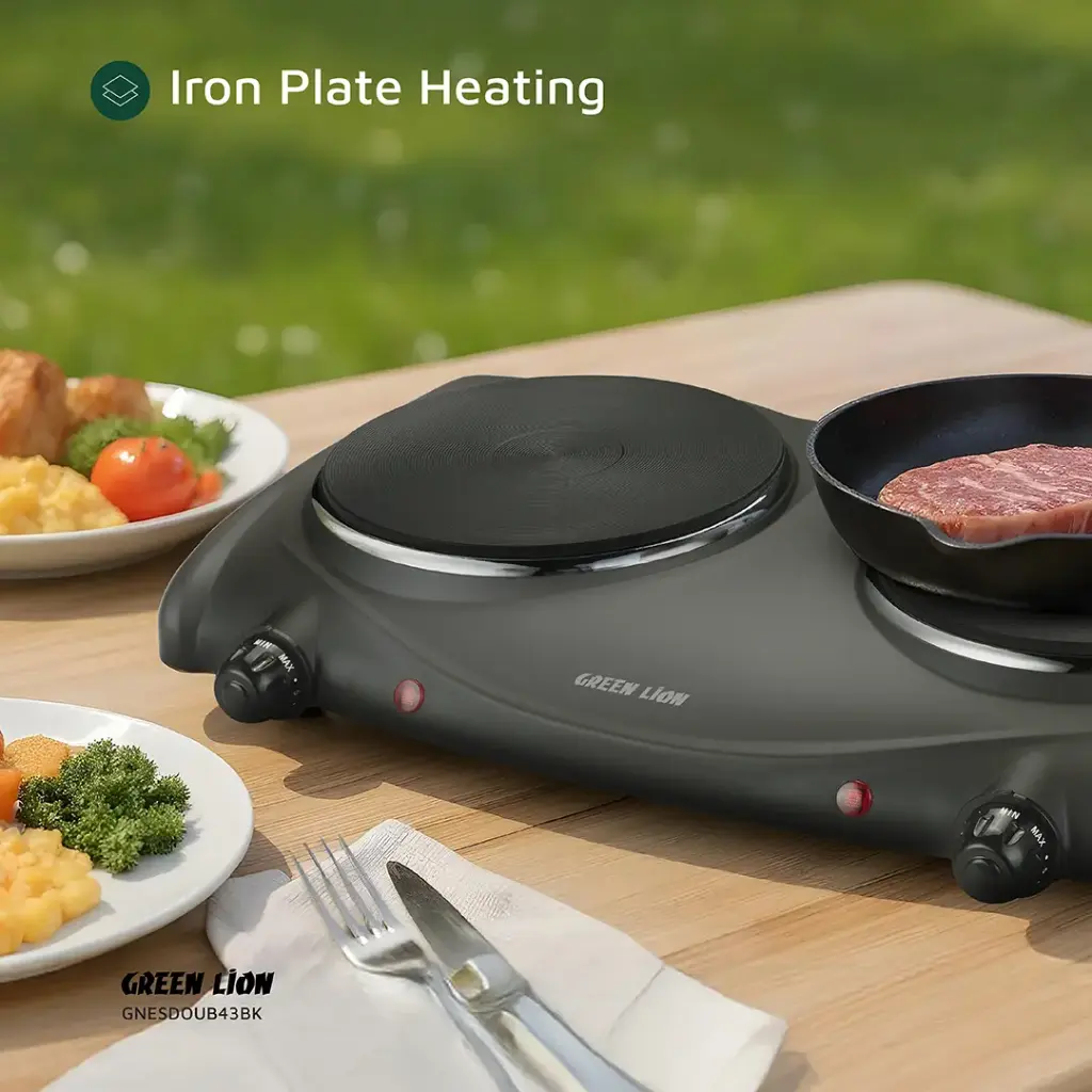 Green Lion Electric Stove Double Hot Plate – Black (4)