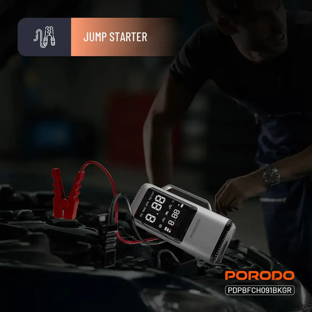 Porodo 6-in-1 Multi Function Power Tool – Black Gray