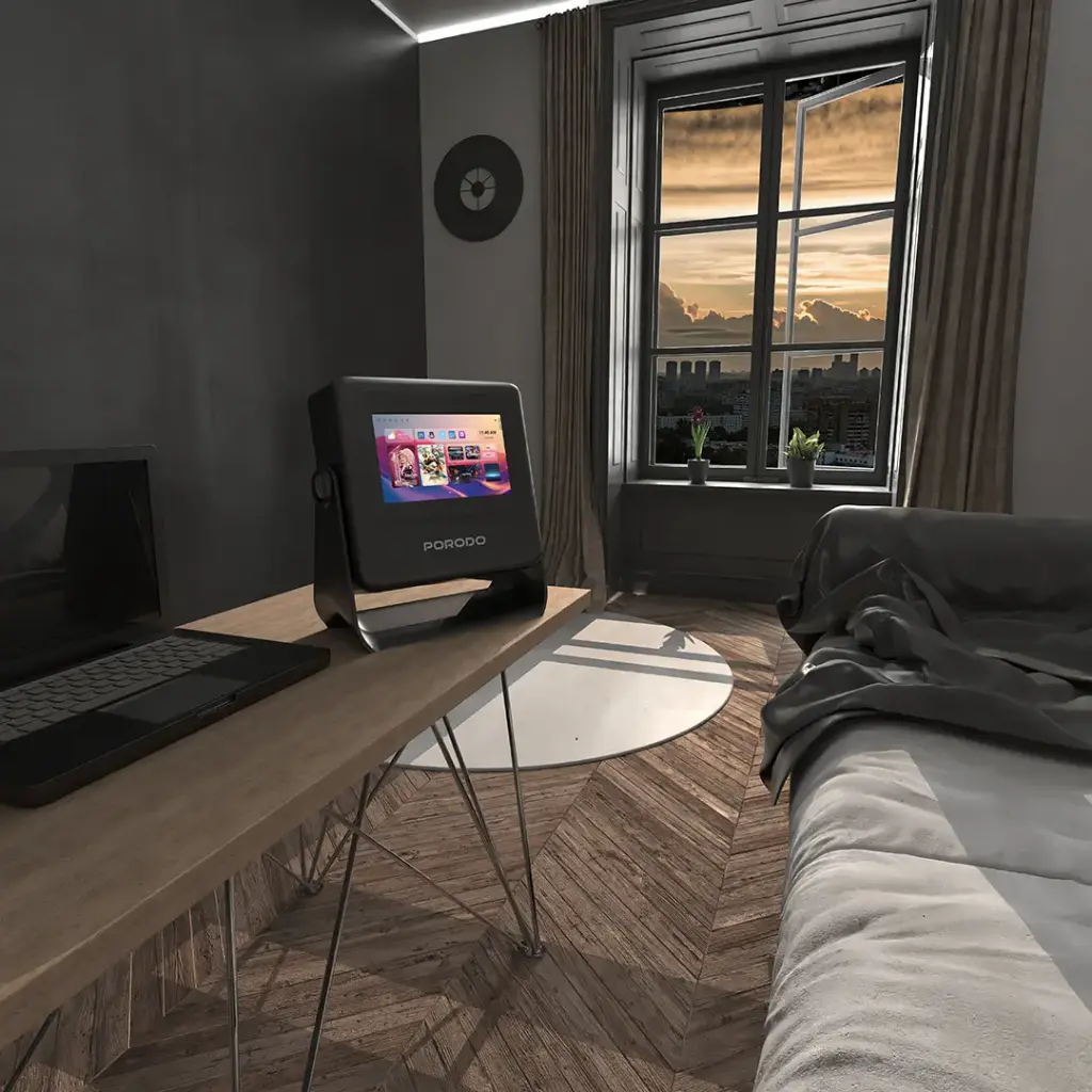 Porodo LifeStyle Optivis Smart HD Projector – Black3