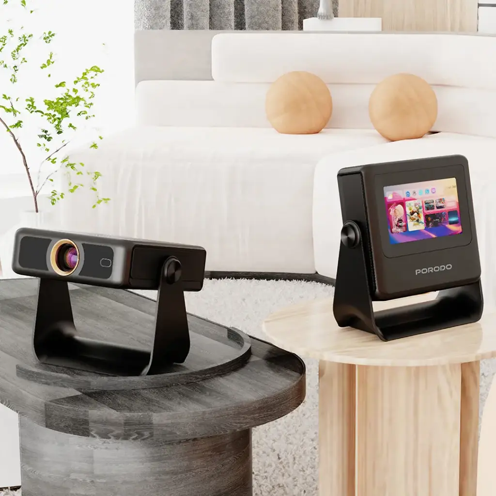 Porodo LifeStyle Optivis Smart HD Projector – Black4