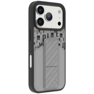 جراب مورفيكس الرمادي من ليفيلو (أيفون 17 بروماكس) | Levelo Morphix GripStand Case (Iphone 17 pro max)