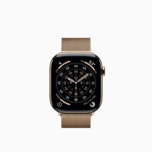 ساعة أبل الجيل الحادي عشر (46ملليمتر) تيتانيوم ذهبي | Apple watch Series 11 (46mm) Gold Titanium