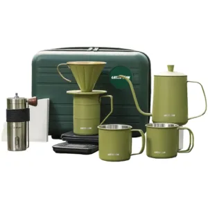 عدة تحضير القهوة في 60 برو من جرين ليون | Green Lion V-60 Pro Coffee Maker Set