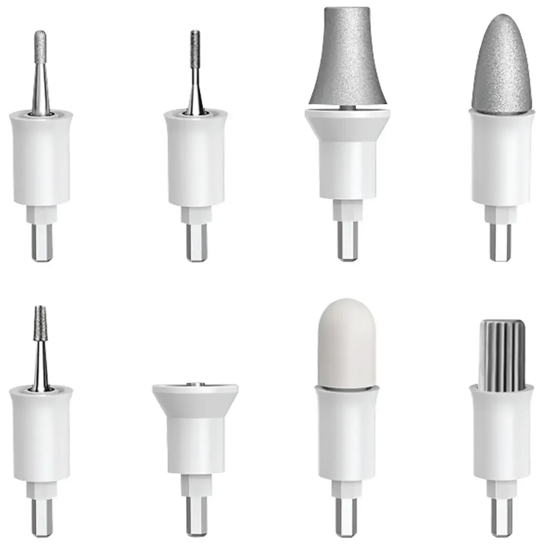 Porodo 8-In-1 Rechargeable Electric Nail Drill with Manicure and Pedicure – White4